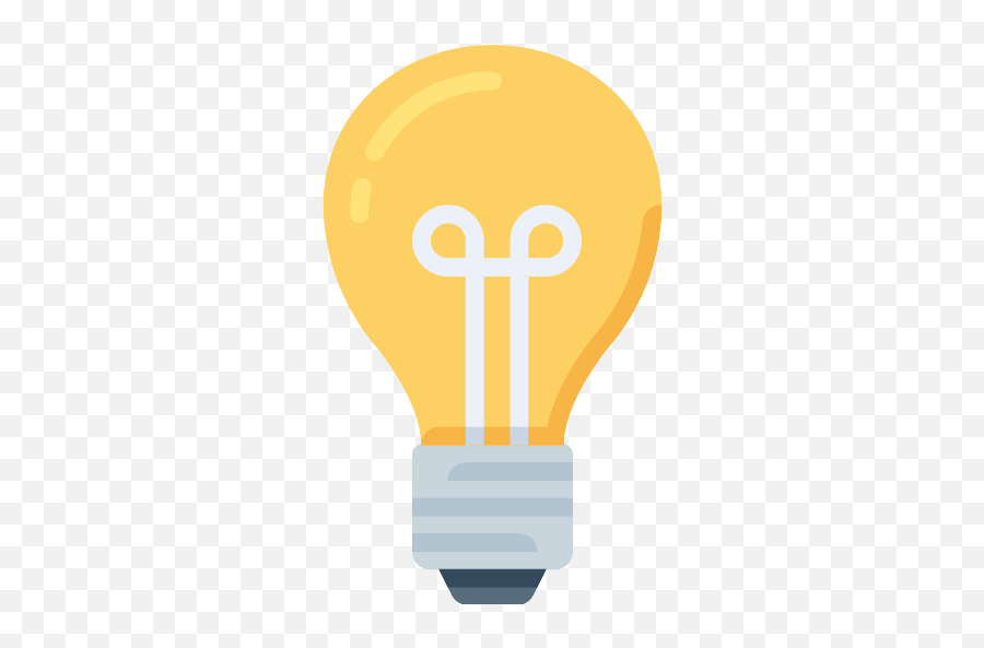 Light Bulb Vector Svg Icon - Incandescent Light Bulb Emoji,Keyboard Lightbulb Emoticons