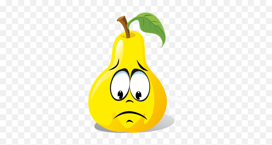 Pears Sp Emoji Stickers - Cartoon Face Png,Fruit Emoji
