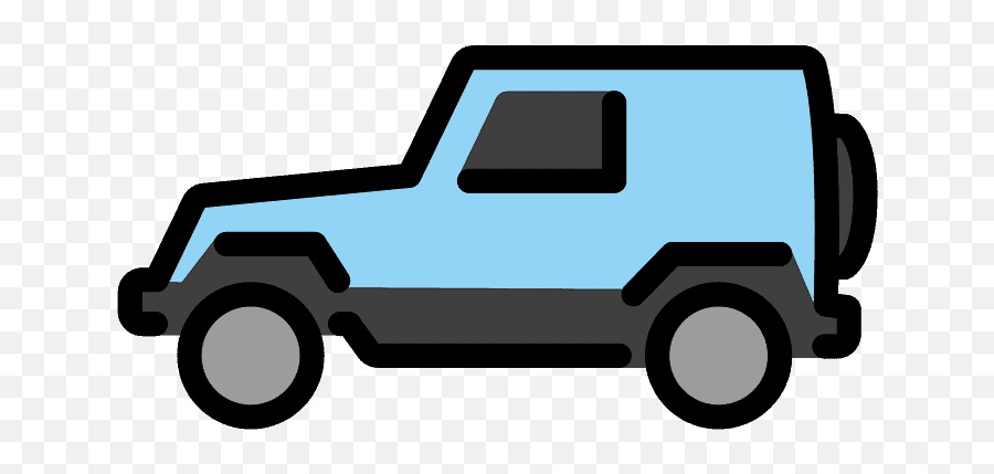 Sport Utility Vehicle Emoji - Automotive Decal,Jeep Emoji