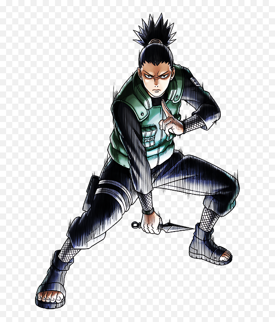 Shikamaru Ready For Battle Render Naruto X Boruto Ninja Emoji,Boy Emoji X