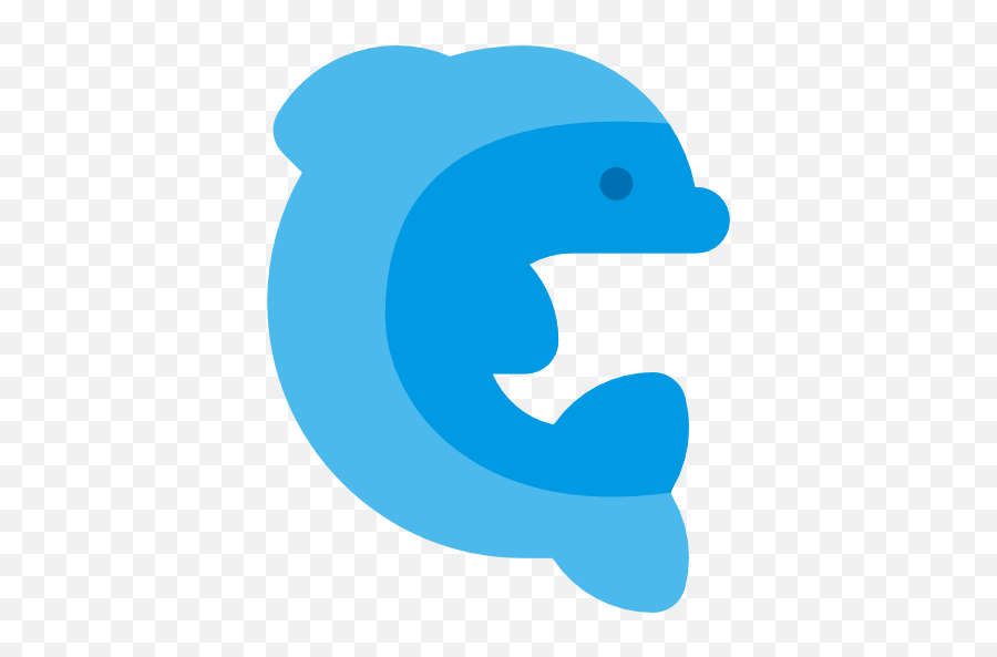 Dolphin - Free Animals Icons Emoji,Black Dolphin Emoticon
