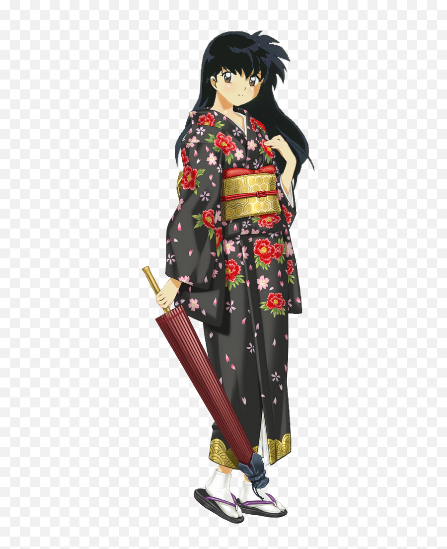 Download Free Png Kagome - Higurashikimono Dlpngcom Traditional Emoji,Kimono Emoji