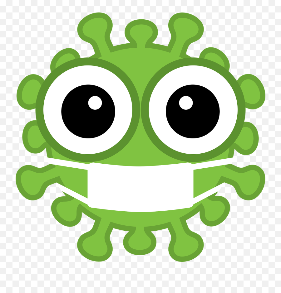 Corona Mouth Guard Green - Corona Mit Maske Zeichnen Emoji,Mask Leaves Emoji