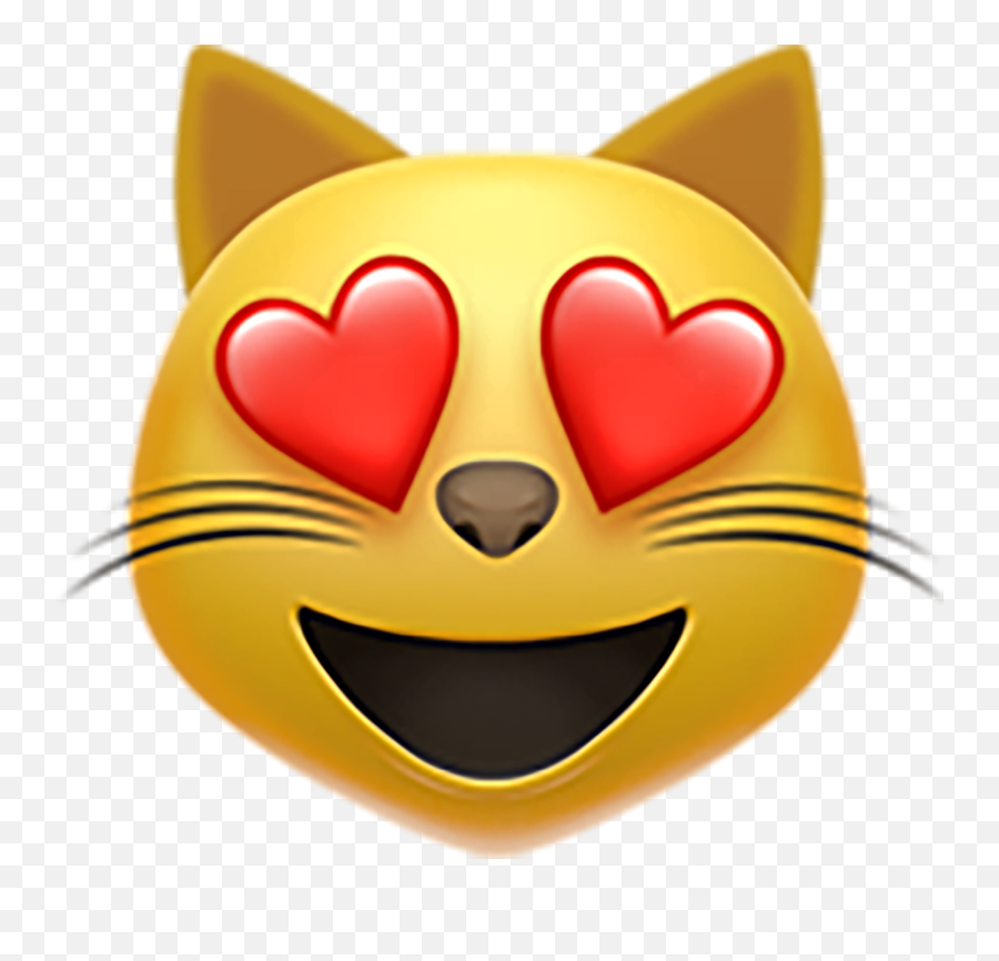 Smiling Cat With Heart - Eyes Emoji Copy Paste,Funny Face Emoji Copy And Paste