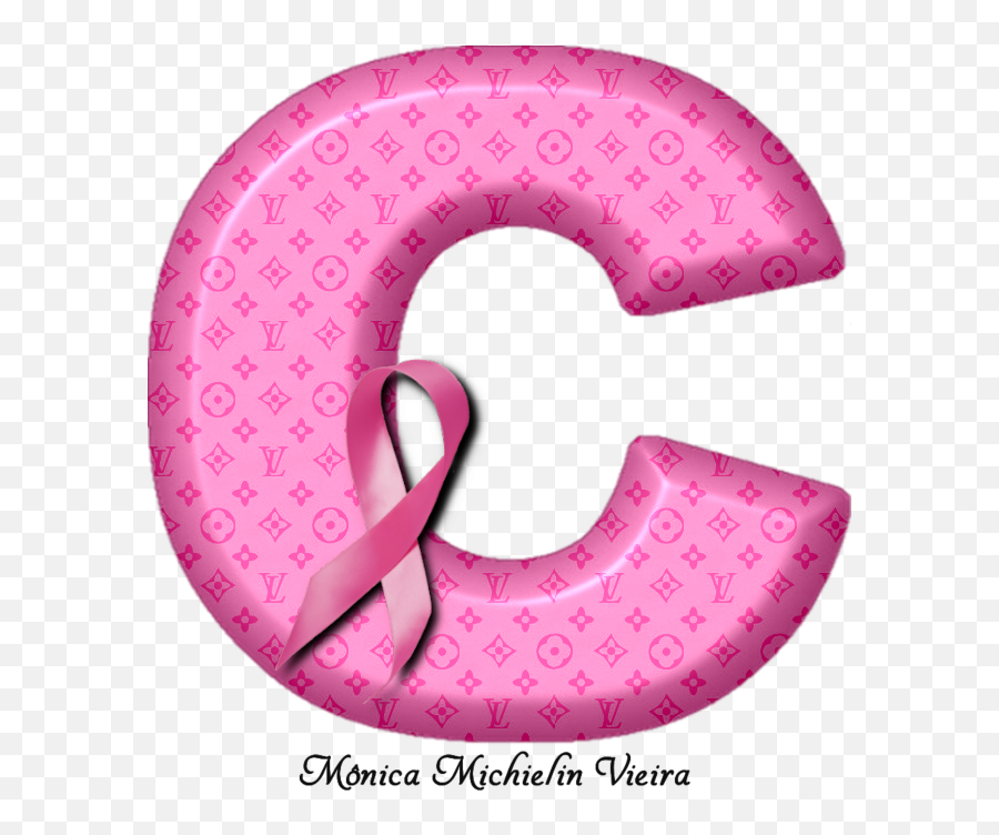 Alphabet Printable Alphabet Letters - Letra Del Abecedario Con Los Lazos Del Cancer Emoji,Pink Breast Cancer Ribbon Emoji