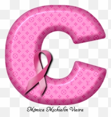 Alphabet Printable Alphabet Letters - Letra Del Abecedario Con Los Lazos Del Cancer Emoji,Pink Breast Cancer Ribbon Emoji