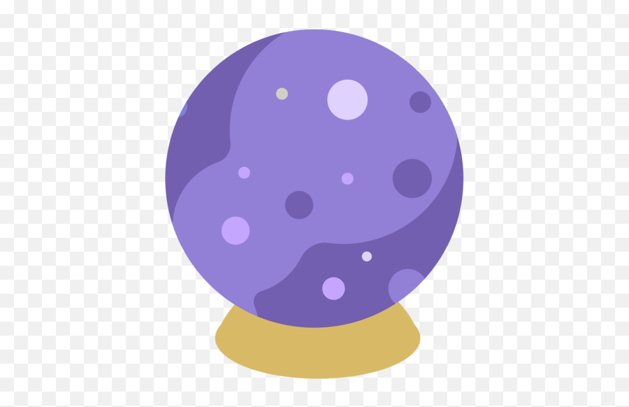 Crystal Ball Emoji - Cartoon Crystal Ball Transparent,Crystal Emoji