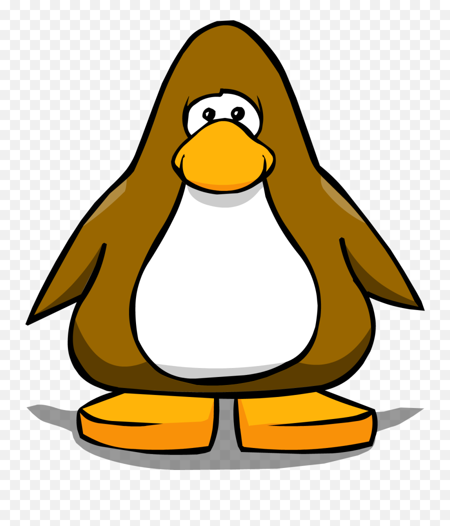 Brown - Club Penguin Brown Penguin Emoji,Penguins Emoji