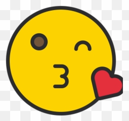 Face Blowing A Kiss Emoji Icon Of - Happy,Blowing Kisses Emoji