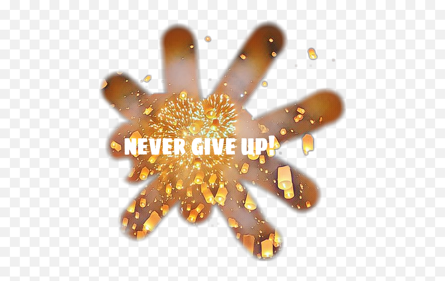 Never Give Up Sticker By Ff - T 21 Sparkly Emoji,Never Give Up Emoji