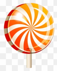 Orange Clipart Lollipop Orange Lollipop Transparent Free Emoji,Lollipop Lips Emoji Pop