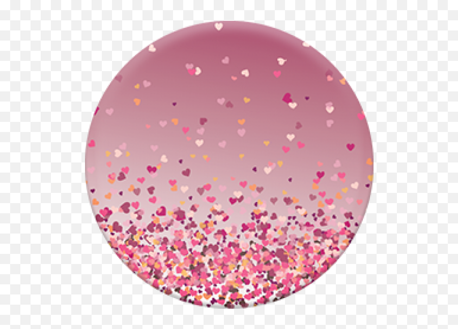 Grip For Smartphones Transparent Png - Heart Confetti Png Free Emoji,Confetti Emoji Png