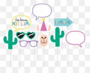 Llama Fun Party Supplies And Decorations In Australia - Party Photo Prop Emoji,Emoji Favor Bags