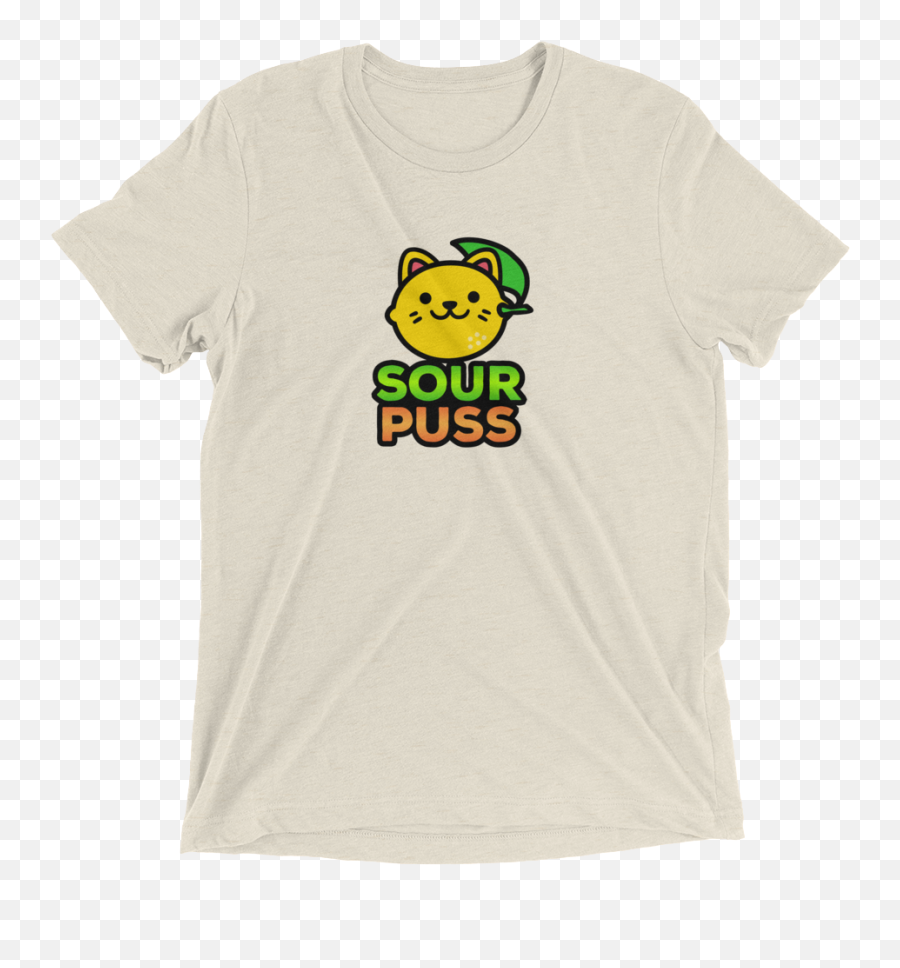 Sour Puss Cat T - Movie Inspired T Shirt Emoji,Bandit Emoticon