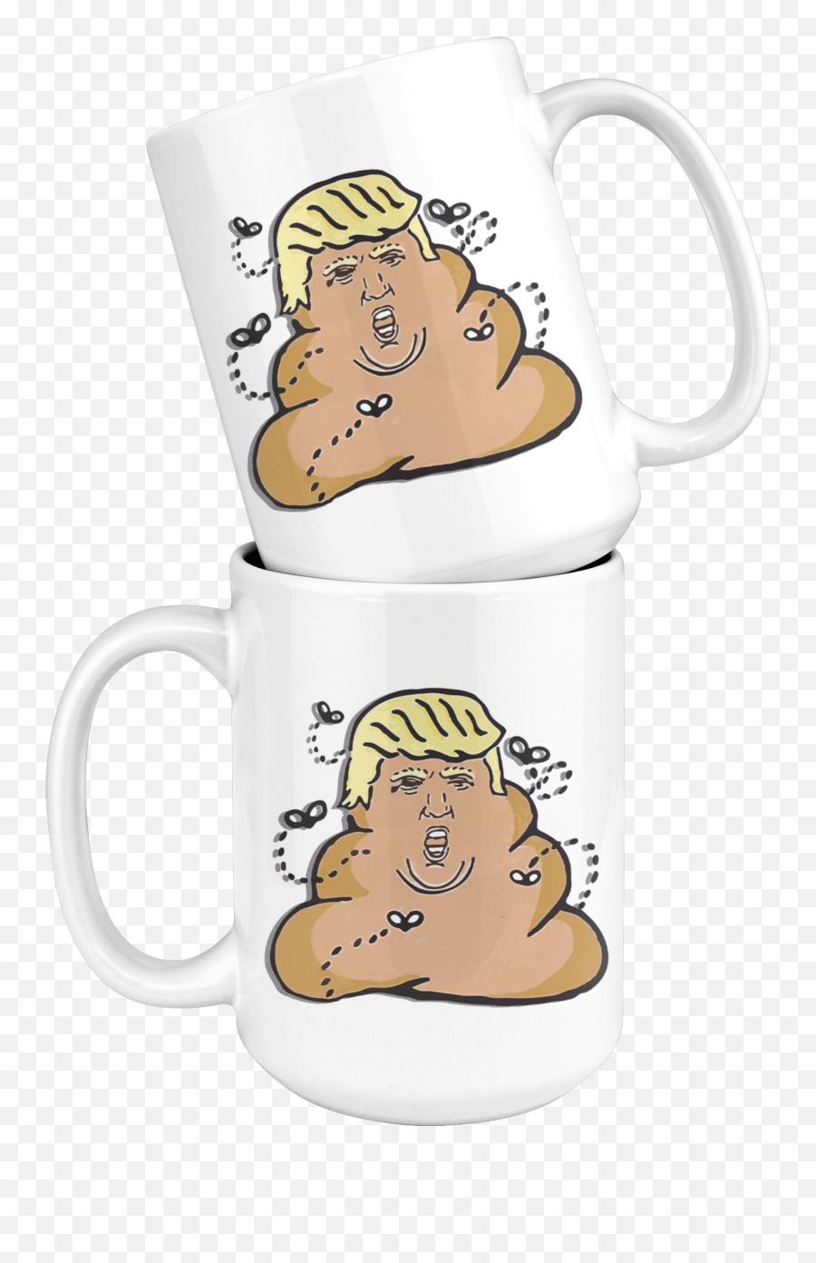 Trump Poop Emoji - 10 Years Together Forever To Go,Emoji Mugs