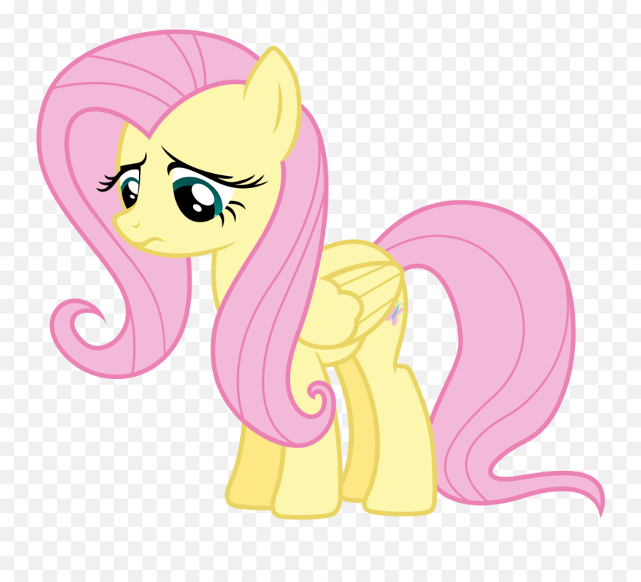 Is Fluttershy The New Background Pony - Mlpfim Canon My Little Pony Fluttershy Sad Emoji,Brohoof Emotion