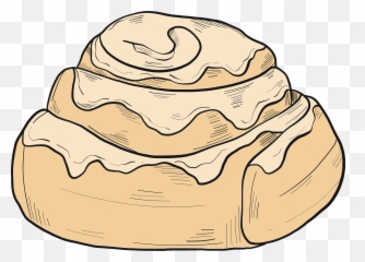Cinnamon Roll Clipart - Cinnamon Roll Coloring Page Emoji,Cinnamon Emoji