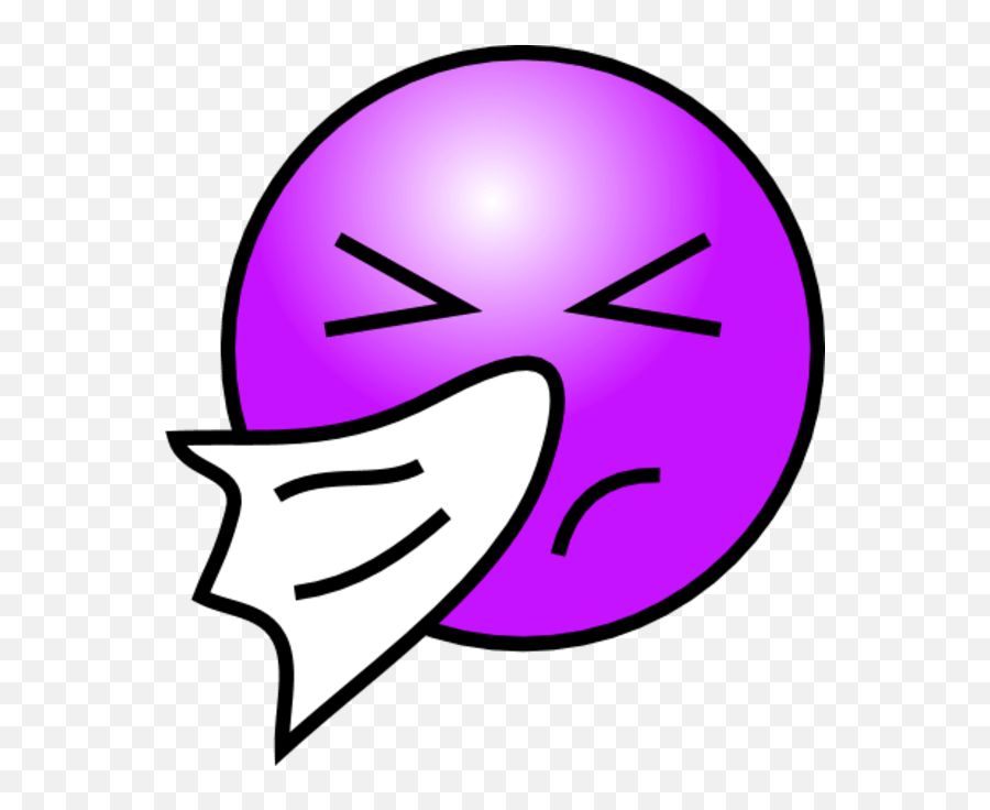 Sneeze Bless You Clipart - Sick Smiley Png Download Full Sneezing Clip Art Emoji,I Miss You Emoticon