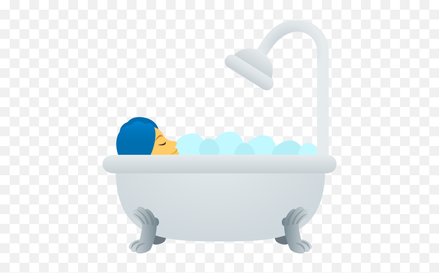 Emoji Person Taking A Bath - Water Tap,Shower Emoji