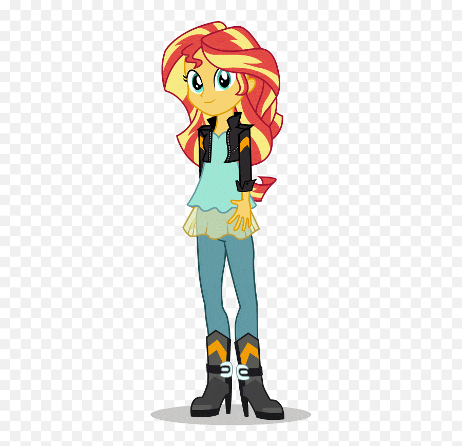 1371806 - Animated Artist Needed Barefoot Breasts Busty Sunset Shimmer Embarrassed Nude Emoji,