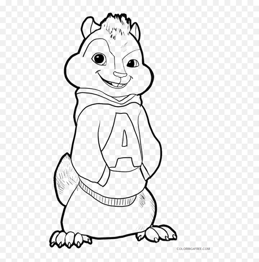 Chipmunks Chipwrecked Coloring Pages - Colouring Book Of Alvin And The Chipmunks Emoji,Kids Emotions Coloring Sheets