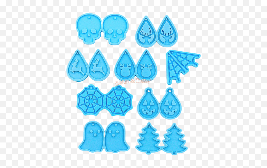 Kawaii Waterdrop Silicone Mold - Decorative Emoji,Emoticon Silicone Molds