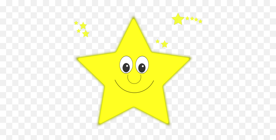 Smile Star Clipart Png Transparent Png - Clip Art Smile Star Emoji,Yellow Emoticons Star On Black Background