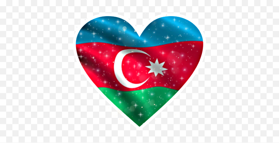 Bayrak Karde Azeri Sticker - Sticker Azerbaycan Ve Türk Bayra Emoji,Turk Bayragi Emoticon
