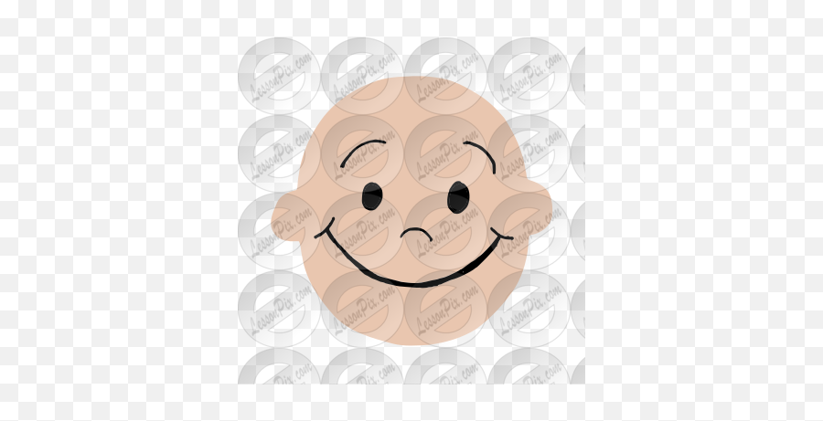 Proud Stencil For Classroom Therapy - Happy Emoji,Proud Emoticon