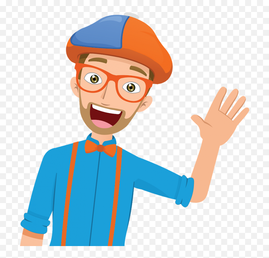 Números Blippi - Blippi Cartoon Emoji,Small Printable Emojis For Birthday Invitations