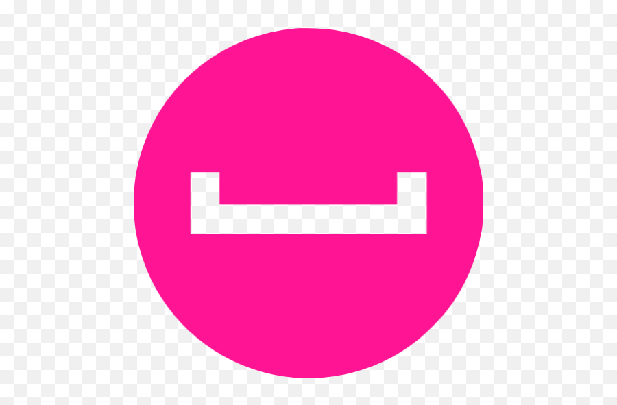 Deep Pink Myspace 4 Icon - Dot Emoji,Myspace Emoticon