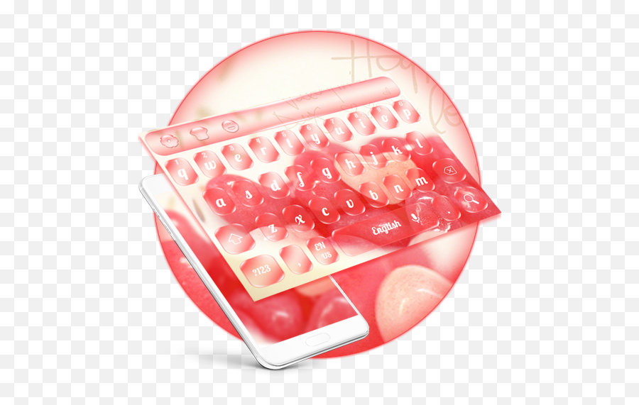 Sweet Pink Love Candy Keyboard - Kanji Clock Emoji,Cloud Candy Emoji
