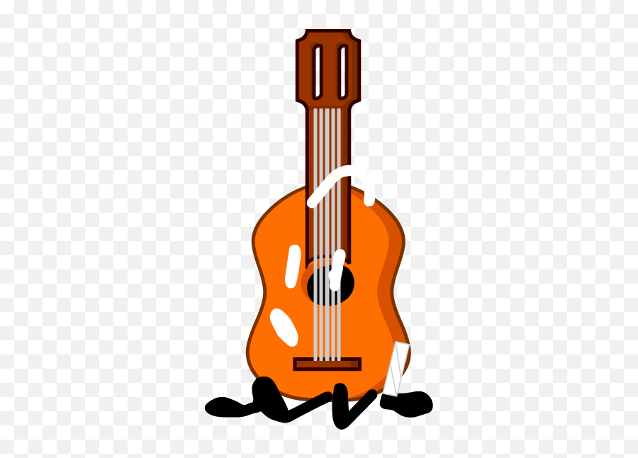 Guitar - Vertical Emoji,Guitar Covered In Emojis