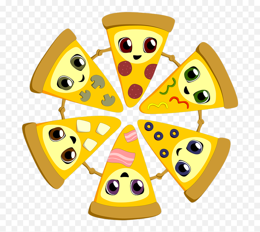 Free Photo Pizza Roundelay Friendship Emoji,Pizza Man Emoji