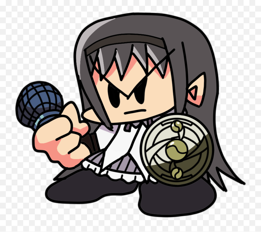 Homura Akemi Bf - Fictional Character Emoji,Contract Madoka Magica Emoticon