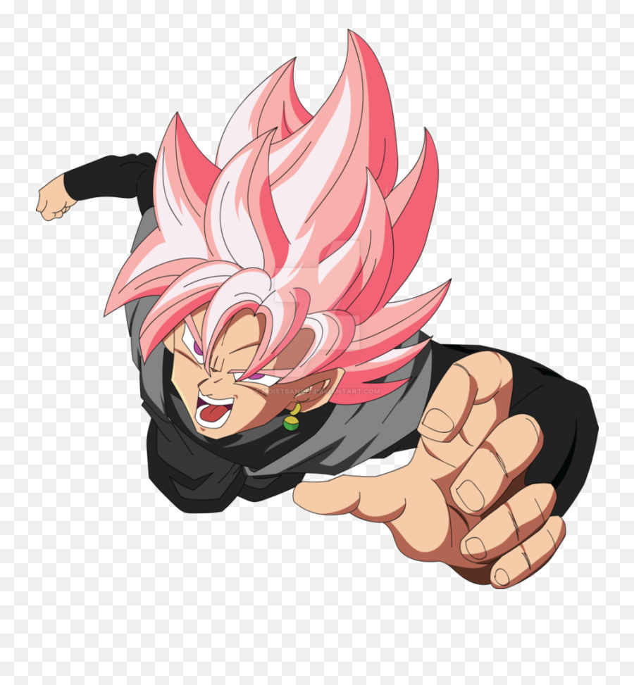 Super Saiyan Rose Goku Black - Fictional Character Emoji,Angry Emoticon Facebook Super Sayian