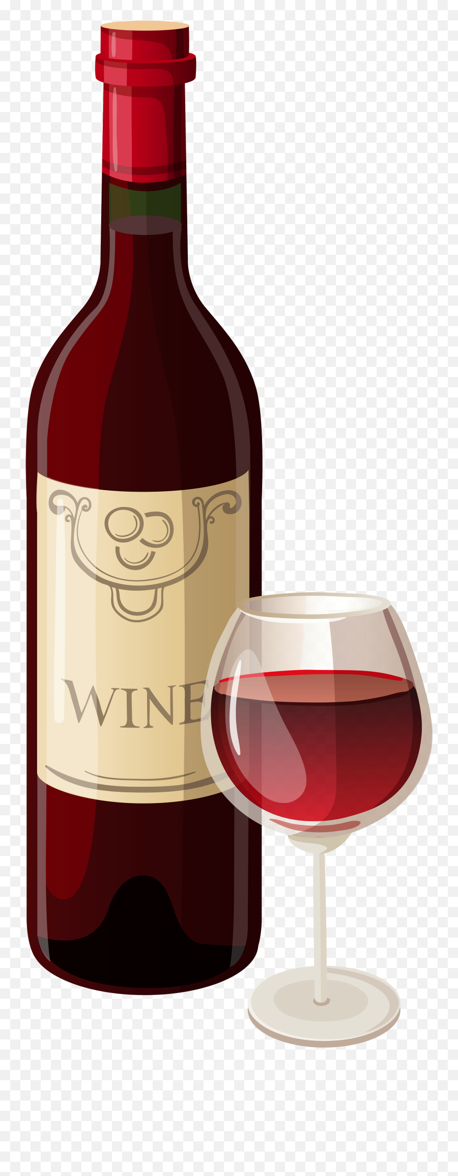 Wine Bottle And Glass Clip Art - Clip Art Wine Bottle Emoji,Wine Glass Emoji