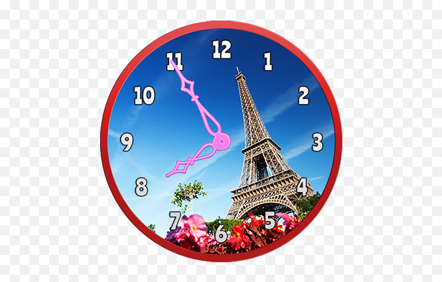 Paris Clock Widget U2013 Apps On Google Play - Eiffel Tower Emoji,Eiffel Tower Emoji Iphone