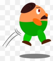 Jump Clipart Cartoon Character Jump - Dot Emoji,Jump Rope Emoji