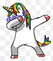 Unicorn Dab Dabbingunicorn Sticker By Jilllyman Emoji,Dab Emoji