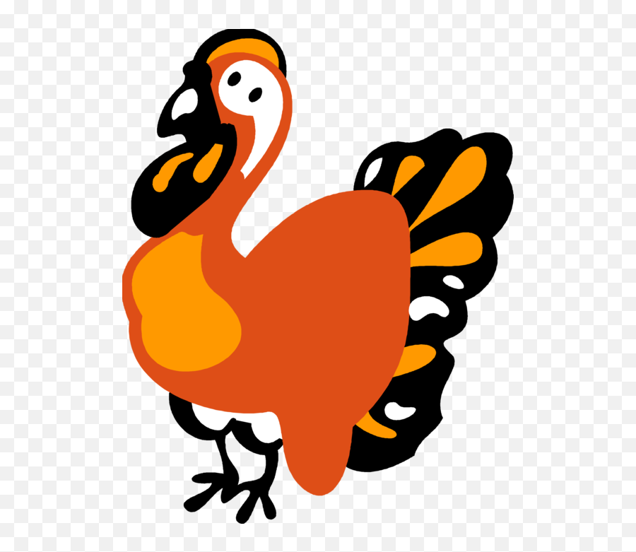 Wild Turkey Christmas Or Thanksgiving Meal - Vector Image Emoji,Thanksgivign Emojis