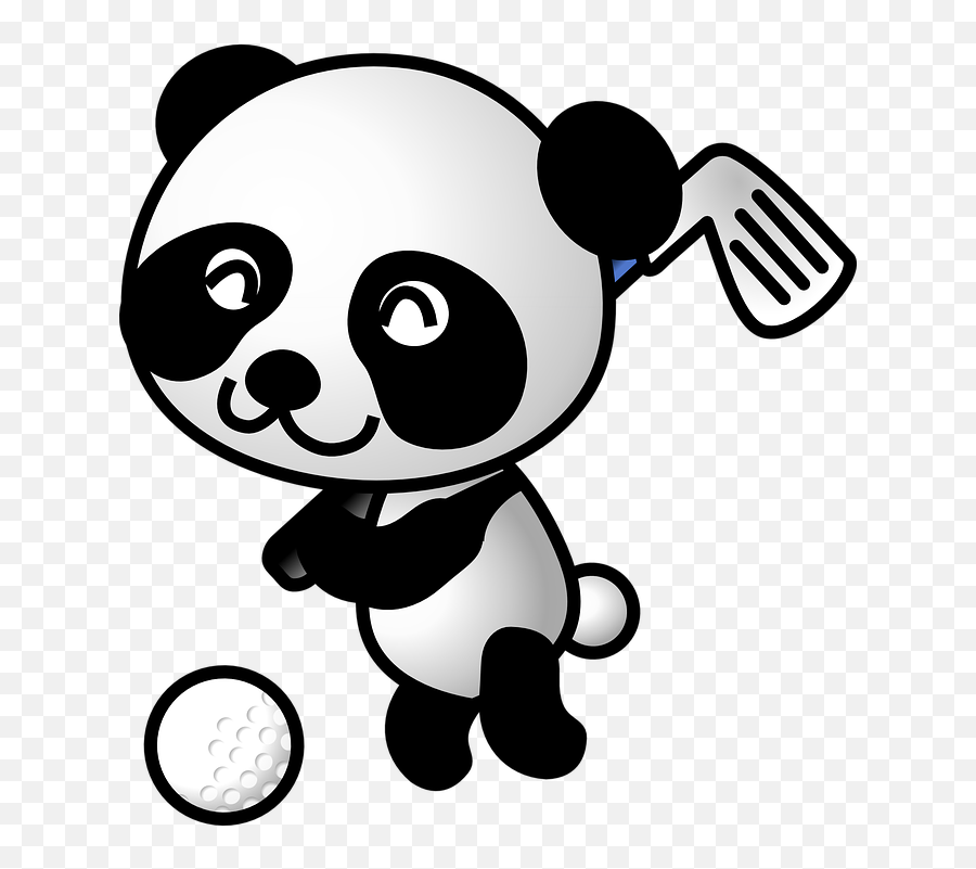 Picture - Panda Golf Emoji,Angry Bear Emoji