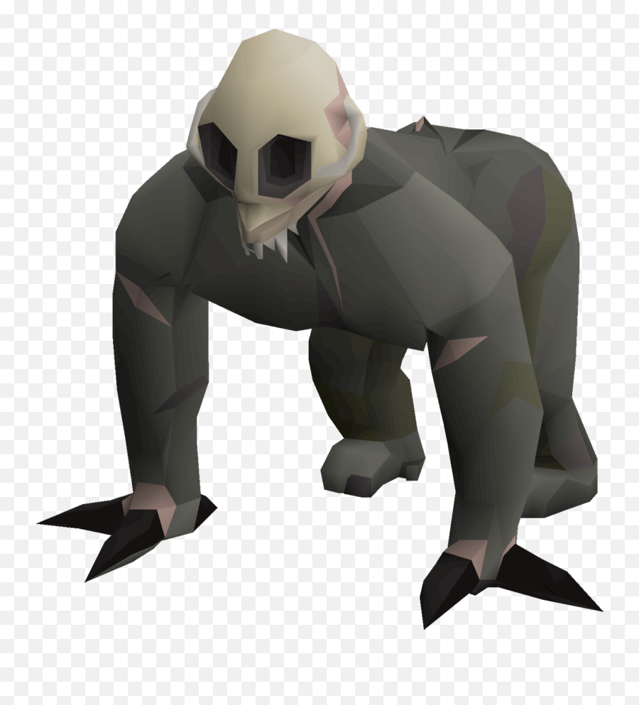 Stunted Demonic Gorilla - Osrs Wiki Emoji,Gorilla Text Emoji
