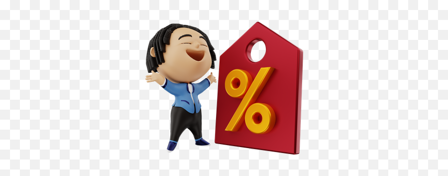 Premium Businessman With Gift 3d Illustration Download In Emoji,Emoji Man Waving Linkedin