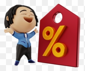Premium Businessman With Gift 3d Illustration Download In Emoji,Emoji Man Waving Linkedin