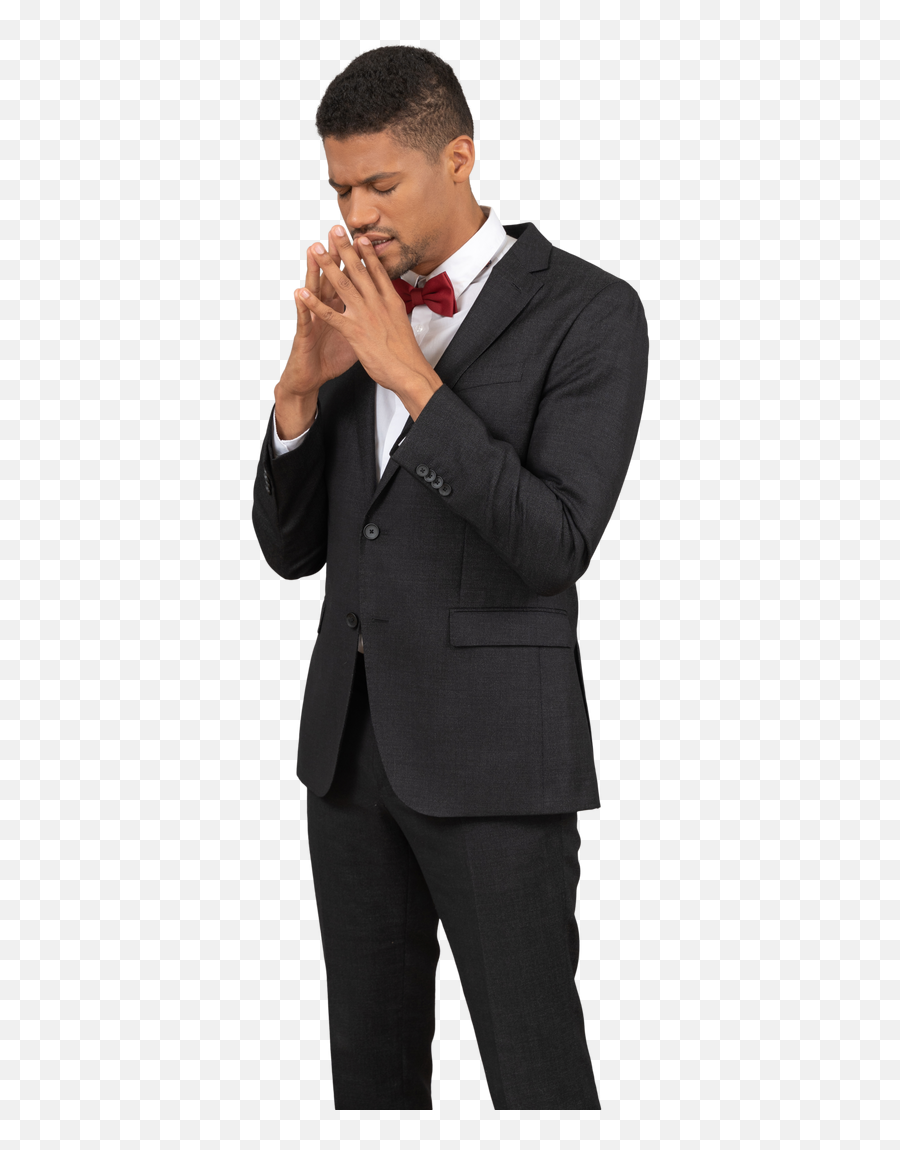 Man In Black Suit Standing Photo Emoji,African American Old Man Emoji