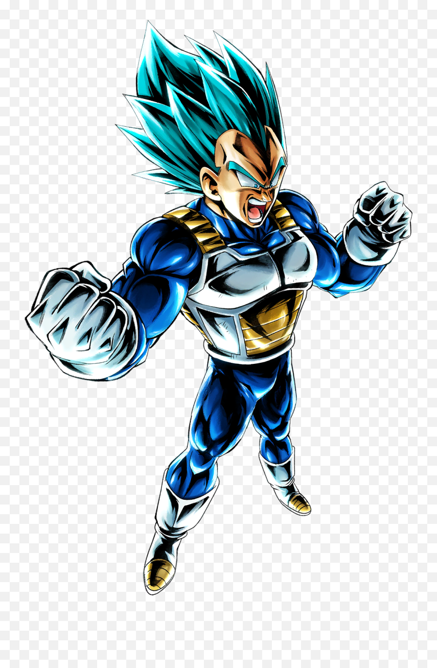 Vegeta Super Saiyan Blue Angry Render - Vegeta Blue Dragon Ball Legends Png Emoji,Vegeta Emoji