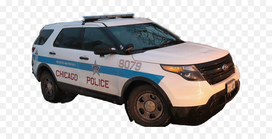Chicago Police Car Sticker By Stevo Leo - Chicago Police Car Png Emoji,Police Car Emoji