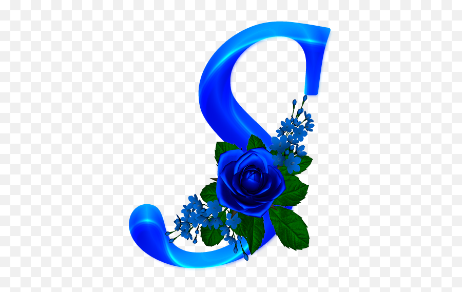 Alfabeto Decorativo Rosas Png - Alphabet Letters With Blue Rose Emoji,Blue Rose Emoji