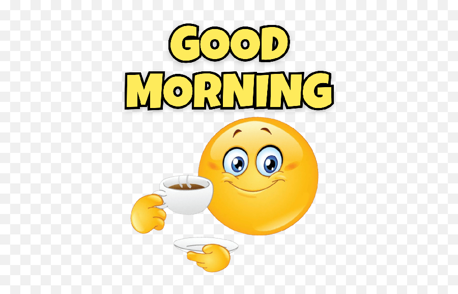 Good Morning - Happy Emoji,Morning Emoticon